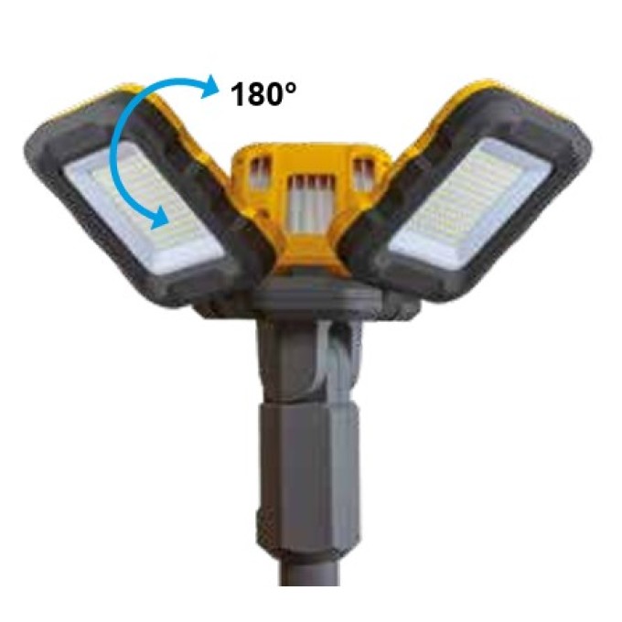 Turn lumina cu 10.000 lumeni - alimentare hibrida, acumulatori si retea 220V